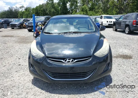 2012 Hyundai Elantra Gls из США, поврежденный, VIN 5NPDH4AEXCH100397